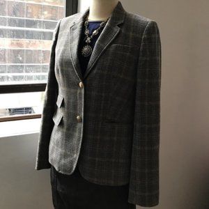 J. Crew English Tweed Schoolboy Blazer